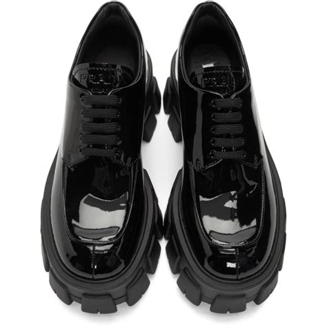 Prada: Black Monolith Derbys 